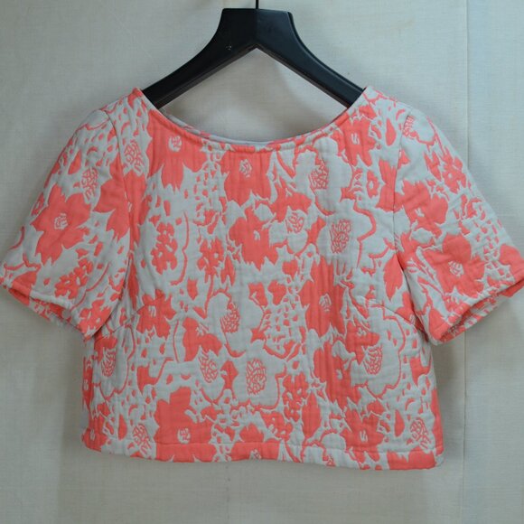 Y2K Crop Top & Short set Burnout Dopamine size small Finders keepers - Picture 3 of 6